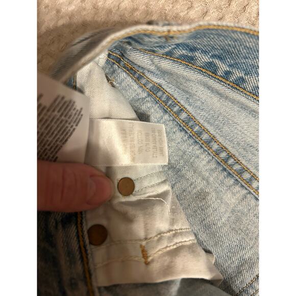 Agolde Jamie High Rise Cutoff Distressed Denim Shorts, 25 - Picture 5 of 5